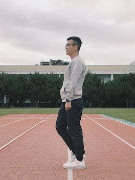 「NIKE（ナイキ）のアイテム（その他トップス）」を使った、Yoru Chenさん（メンズ・165cm・20代）の冬コーディネート