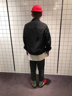 「アイテム（パンツ）」を使った、_hszmさん（メンズ・168cm・30代）の冬コーディネート