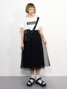 「haco!（ハコ）のアイテム」を使った、チョコビさん（キッズ・154cm）の夏コーディネート