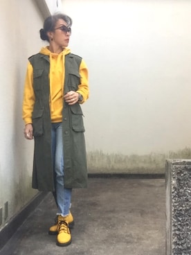 「アイテム（シューズ）」を使った、Jules Takagishiさん（レディース・164cm・40代）の冬コーディネート