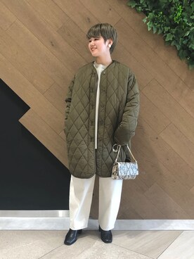 「アイテム（ショルダーバッグ）」を使った、あやはむさん（レディース・150cm）の秋コーディネート