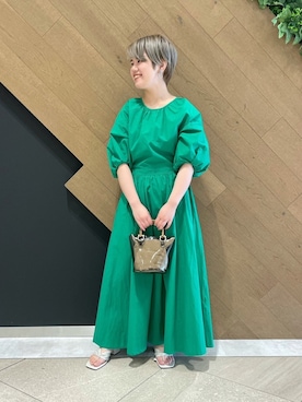 「アイテム（ショルダーバッグ）」を使った、あやはむさん（レディース・150cm）の春コーディネート