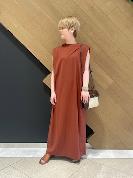 「アイテム（ショルダーバッグ）」を使った、あやはむさん（レディース・150cm）の春コーディネート