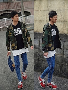 「アイテム（化粧水）」を使った、インスタ→bz178koshu48さん（メンズ・170cm・30代）の春コーディネート