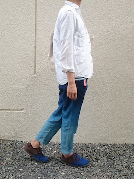 「アイテム（ベルト）」を使った、micさん（メンズ・190cm）の春コーディネート