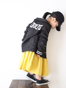 「アイテム（その他アウター）」を使った、teiccoさん（キッズ・100cm）の冬コーディネート