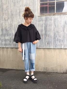 「Teva（テバ）のアイテム（サンダル）」を使った、☆★gizmo★☆さん（レディース・159cm）の夏コーディネート