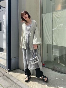 「WHO'S WHO gallery（フーズフーギャラリー）のアイテム（ワンピース/ドレス）」を使った、ヒナさん（レディース・170cm）の春コーディネート