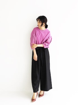 「haco!（ハコ）のアイテム」を使った、MAKORIさん（レディース・159cm）の夏コーディネート
