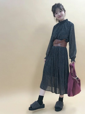 「アイテム（ラッピングキット）」を使った、archivesさん（レディース・151cm）の秋コーディネート