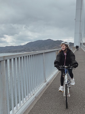 「NIKE（ナイキ）のアイテム（レギンス/スパッツ）」を使った、前田希美さん（レディース・158cm・20代）の春コーディネート
