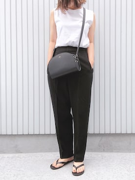 「ENFOLD（エンフォルド）のアイテム」を使った、nanaさん（レディース・157cm・40代）の夏コーディネート