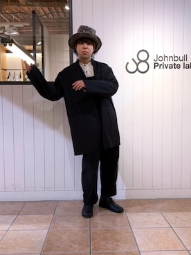 「Johnbull Private labo」｜斉藤 真生(さいとう まお)さん（メンズ・175cm）の冬コーディネート