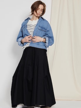 「アイテム（スカート）」を使った、Chaco closet officialさん（レディース）の春コーディネート