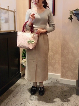 「アイテム（その他小物）」を使った、haruさん（レディース・148cm）の冬コーディネート