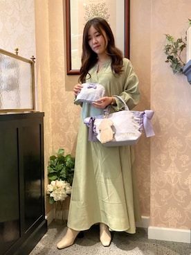 「アイテム（その他小物）」を使った、haruさん（レディース・149cm）の冬コーディネート