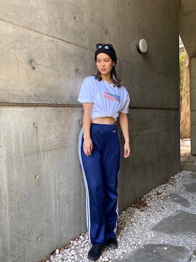 「APPLEBUM（アップルバム）のアイテム」を使った、maayasaitoさん（レディース・165cm）の春コーディネート