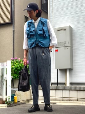 「POLO RALPH LAUREN（ポロ ラルフ ローレン）のPOLO RALPH LAUREN メンズ 消臭加工 ワンポイント リブソックス 2032-101（ソックス/靴下）」を使った、将軍さん（メンズ・188cm）の春コーディネート