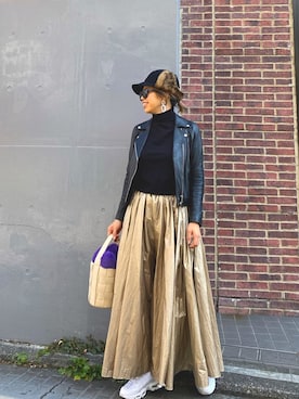 「NIKE（ナイキ）のアイテム（スニーカー）」を使った、naaaamiさん（レディース・158cm）の秋コーディネート