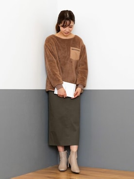 「NBB」｜NBB STAFF16さん（レディース・165cm）の冬コーディネート