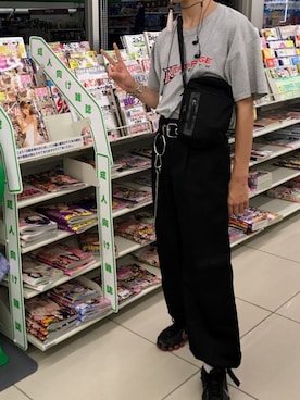 「NIKE（ナイキ）のアイテム（バッグ）」を使った、syunさん（メンズ・270cm）の夏コーディネート