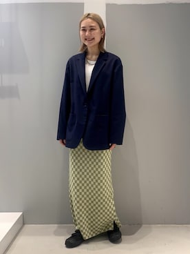 「JOINT WORKS（ジョイントワークス）のアイテム（スカート）」を使った、mizukiさん（レディース・155cm）の冬コーディネート