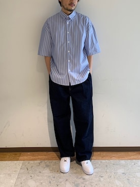 「NIKE（ナイキ）のアイテム」を使った、塚原 寿雄さん（メンズ・181cm・30代）の夏コーディネート