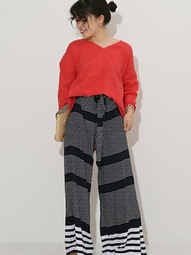 「アイテム（サンダル）」を使った、chiakiさん（メンズ・153cm）の夏コーディネート