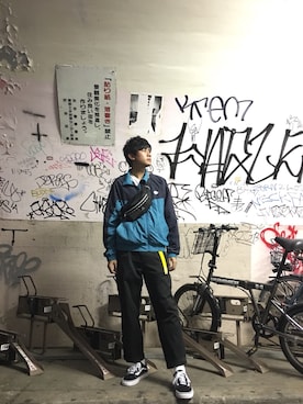 「Dickies（ディッキーズ）のアイテム（ジャケット/アウター）」を使った、なおきさん（メンズ・179cm）の秋コーディネート