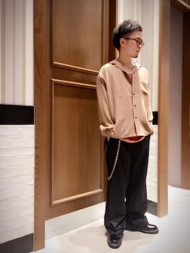 「RAGEBLUE（レイジブルー）のアイテム（タンクトップ）」を使った、いなばちさん（メンズ・165cm）の夏コーディネート