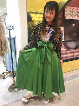 「AHCAHCUM.muchacha（アチャチュムムチャチャ）のアイテム」を使った、yukikoさん（レディース・164cm）の春コーディネート