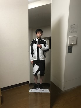 「NIKE（ナイキ）のアイテム（ブルゾン）」を使った、エイチエムさん（メンズ・174cm・30代）の冬コーディネート