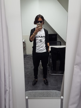 「NIKE（ナイキ）のアイテム（セットアップ）」を使った、Ryohsukeさん（メンズ・169cm）の夏コーディネート