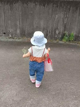 「アイテム（その他ベビーウェア）」を使った、miiさん（レディース・158cm）の春コーディネート
