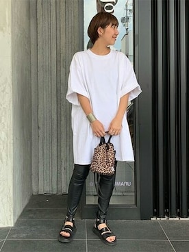 「JOURNAL STANDARD（ジャーナルスタンダード）のアイテム（レッグウェア）」を使った、hirotaさん（レディース・167cm）の夏コーディネート