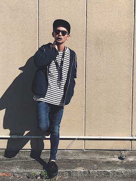 「NIKE（ナイキ）のアイテム（アクセサリー）」を使った、YUSUKE5さん（メンズ・165cm・30代）の秋コーディネート