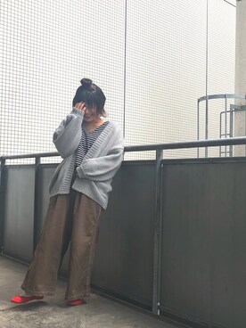 「アイテム（バレエシューズ）」を使った、なかだい はなさん（レディース・156cm・20代）の冬コーディネート