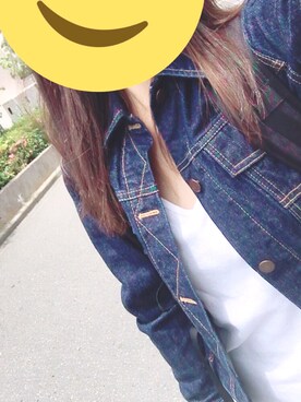 「NATURAL BEAUTY BASIC（ナチュラルビューティーベーシック）のアイテム（デニムジャケット）」を使った、りさん（レディース・156cm）の夏コーディネート