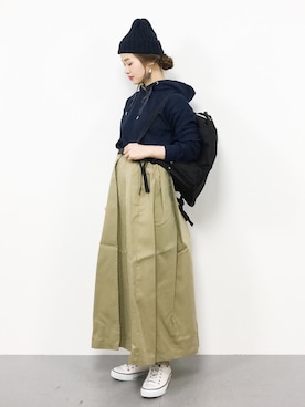 「OandI（オーアンドアイ）のアイテム（トップス）」を使った、isaさん（レディース・155cm）の春コーディネート