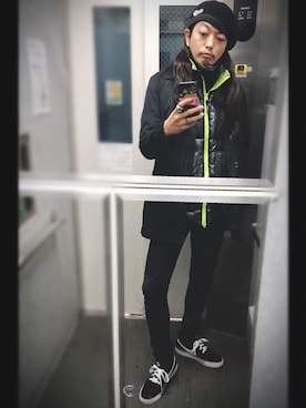 「NIKE（ナイキ）のアイテム（ダウンベスト）」を使った、ぽんさん（メンズ・175cm）の春コーディネート