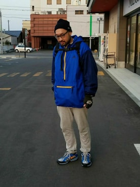 「NIKE（ナイキ）のアイテム（帽子）」を使った、rinosmanさん（メンズ・179cm・40代）の春コーディネート
