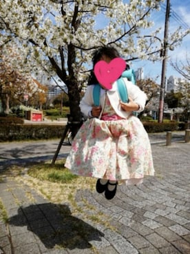 「アイテム（ランドセル）」を使った、めほんさん（レディース・161cm）の春コーディネート