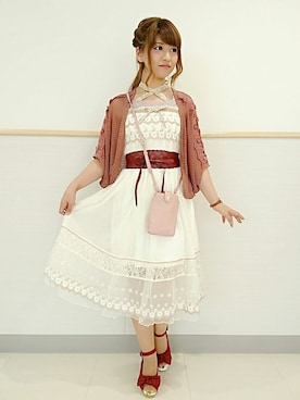 「axes femme（アクシーズファム）のアイテム（その他小物）」を使った、axes femmeさん（レディース・158cm）の春コーディネート