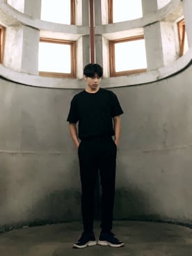「アイテム（スーツスカート）」を使った、Dさん（メンズ・171cm）の秋コーディネート