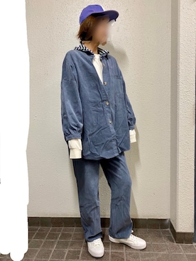 「WEGO（ウィゴー）のアイテム（セットアップ）」を使った、rinrin8010さん（レディース・166cm）の冬コーディネート