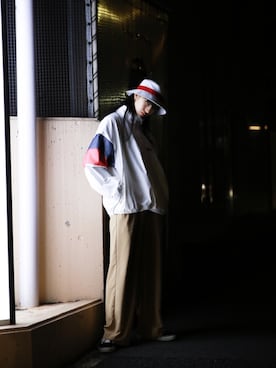 「MYne（マイン）のアイテム」を使った、THE PHARCYDEさん（レディース・165cm）の冬コーディネート