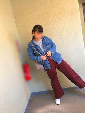 「アイテム（イヤリング）」を使った、ちえさん（レディース・161cm・10代）の春コーディネート