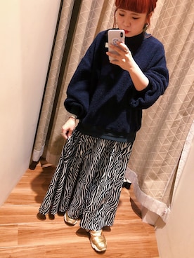 「アイテム（シューズ）」を使った、さ。さん（レディース・147cm）の冬コーディネート