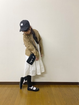 「CIAOPANIC TYPY（チャオパニックティピー）のアイテム（マウンテンパーカー）」を使った、yuuu_soooさん（キッズ・132cm）の秋コーディネート