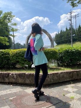 「LUON（ルオン）のアイテム（バングル/リストバンド）」を使った、まゆ❤︎さん（レディース・156cm）の夏コーディネート